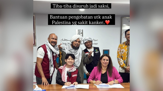 Willie Salim berikan bantuan untuk pasien anak Gaza, Palestina. [Instagram @willie27_] (2)